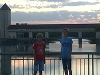 Brug over de Rhône.....