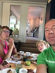 Ochtend voor start fietstocht (nabij vliegveld Lyon).