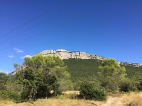 De Pic St Loupe (614 meter hoog)