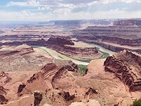 Colorado Canyon gezien vanaf Dead Horse Point