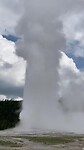 De beroemde Old Faithful Geyser