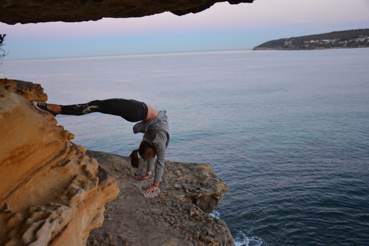 yoga on the edge