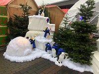 kerst versiering pinguins