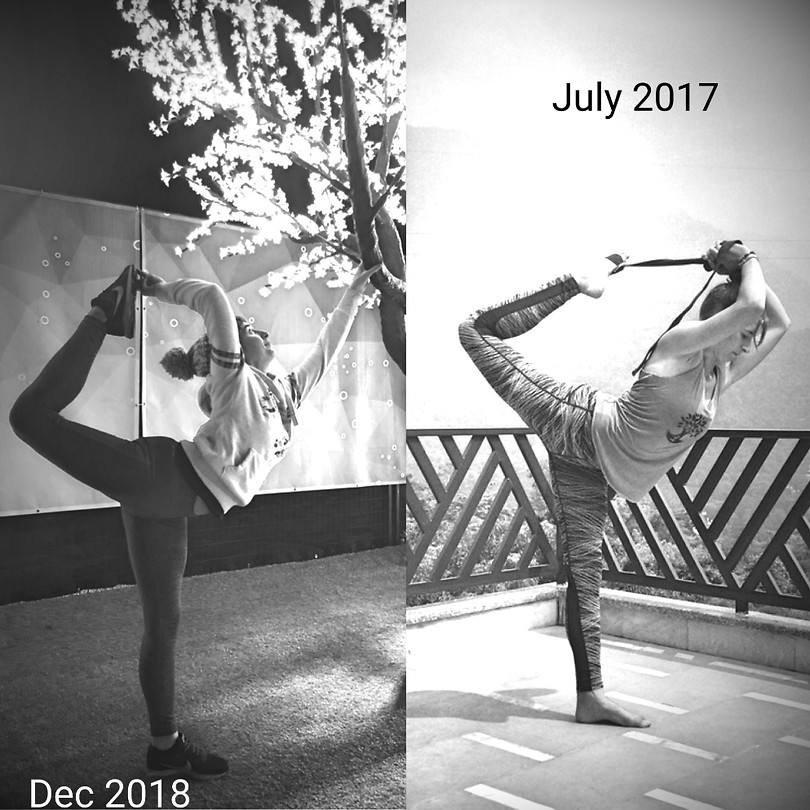 progressie dancer pose