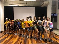 samba class in the favella's