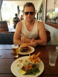 Lekker lunchen in Picknick Bay
