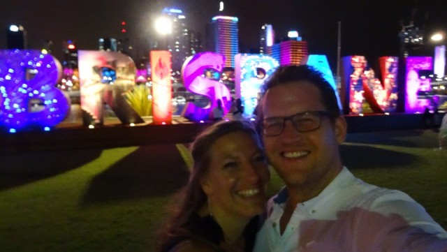 Brisbane by night