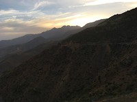 Zonsondergang Tiz-n- Test