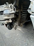 Afgebroken wielophanging M 190