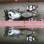 De motor van bovenaf gezien!
