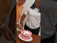 Cutting the cake