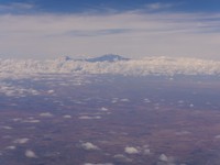 Kilimanjaro vanuit het vliegtuig