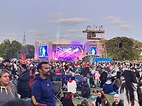 Kerstconcert in het park