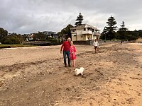 Strandwandeling met John en Paula