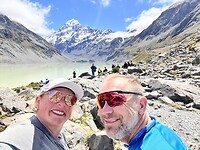 Uitzicht op Mount Cook