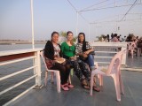 Boot met Sabine en Channy