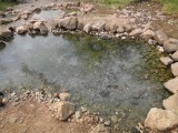 Zie het water bubbelen