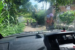 Met Pian in de auto
