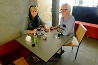 Ellen vond echte koffie!