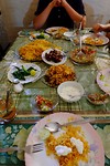 Lunch door Reza's moeder