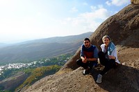 Stukje wandelen met Iraniër