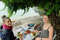 Heerlijke lunch van Bilal