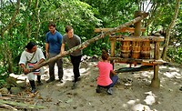 Sap uit sugar cane halen