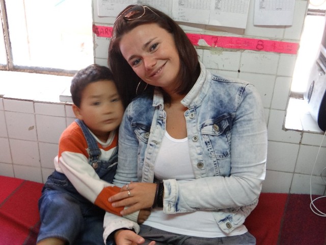 with little Ecuadorian