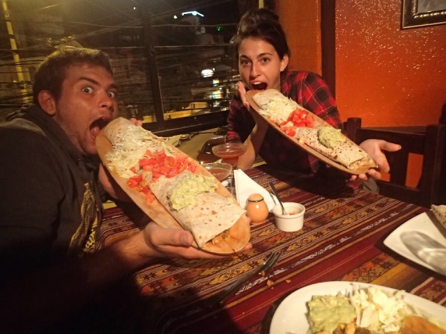 Massive burrito's