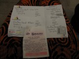 very old school flight tickets