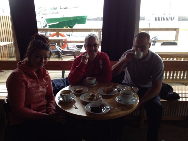 coffee at Bryggjan