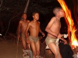 Traditional tribe dancing Botswana