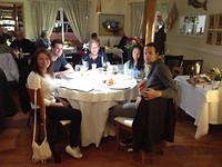 Last dinner with Bram, Jinne and Tara