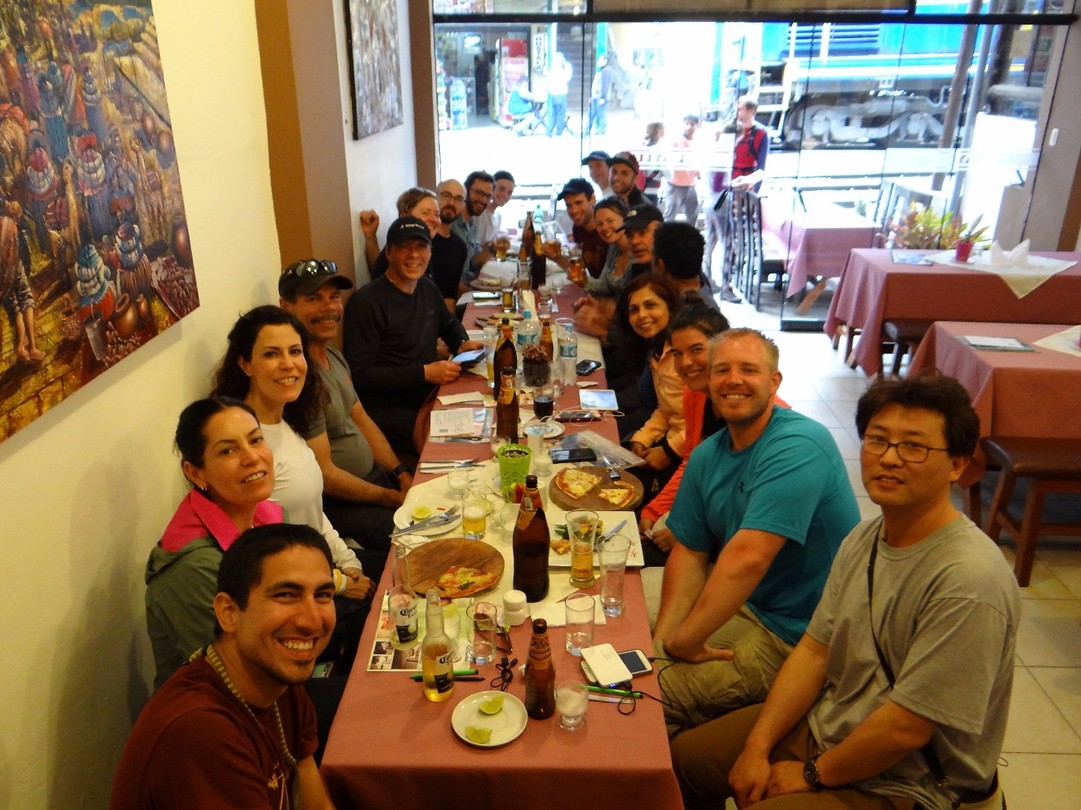 day 4; last well deserved lunch!