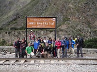 Beginning of the inca trail