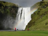 Rainbow waterfall