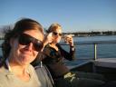 On the ferry