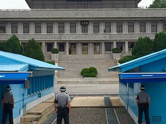Noord tegenover Zuid Korea