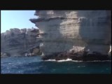 Meest bekende rots in bonifacio, 40 meter hoog