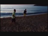Strandvoetbal by night in algajola