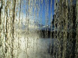 watergordijn bij waterval