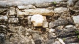 Detail muur Maya