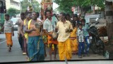 Chennai , optocht naar tempel