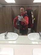 Wachten op de nachtbus... Tijd voor een selfie ;-)