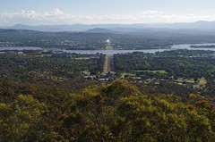 Uitzicht vanaf Mount Ainslie
