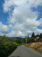 De old military road