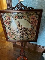 Borduurwerk van het kasteel