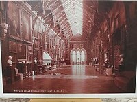 Foto van de balzaal vroeger