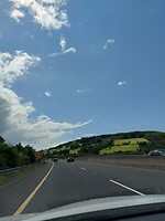 Uitzicht onderweg