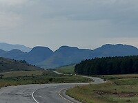 Uitzicht onderweg